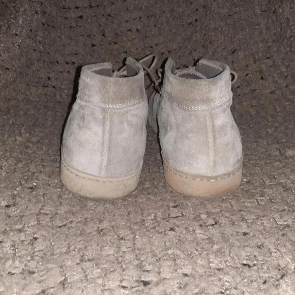 VINCE-Novato Ankle Boots-Woodsmoke Distressed Suede-Sz 39/8-Excellent - Picture 6 of 9